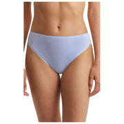 Natori Bliss Bare Cotton High Cut Brief - Blue Fog