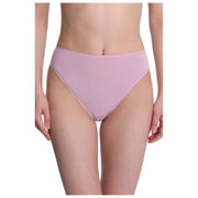 Natori Bliss Bare Cotton High Cut Brief - Rose Mist Pink