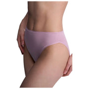 Natori Bliss Bare Cotton High Cut Brief - Rose Mist Pink