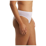 Natori Bliss Bare Cotton High Cut Brief - Sterling Silver