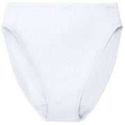 Natori Bliss Bare Cotton High Cut Brief - White