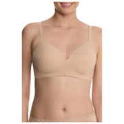 Natori Cloud Comfort Convertible Back Smoothing Wireless Bra - Light Mocha Tan