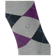 Burlington King Socks - Grey/Purple