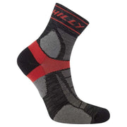 Hilly Trail Anklet Med Socks - Black/Red