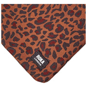 Roka Carnaby XL Recycled Canvas Crossbody Bag - Mini Leopard Brown