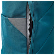 Roka Finchley Large Recycled Canvas Backpack - Deep Teal Blue