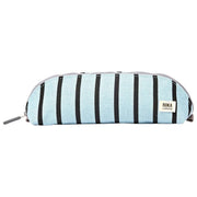 Roka Tate Small Cotton Canvas Pouch - Blue Stripe