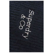 Superdry & Co Heritage Rib Knit Beanie Hat - Eclipse Navy
