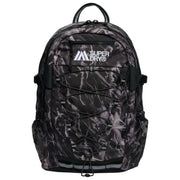 Superdry & Co Outdoor 28L Backpack - Woodgrain Print Black