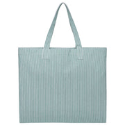 Superdry & Co Oxford Stripe Tote Bag - Peppermint Chalk Green Stripe