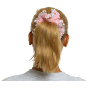 Moon Nude Peony Scrunchie - Pink/White
