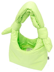 Lefrik Biwa Puffy Mini Shoulder Bag - Lime Green