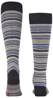 Falke Microblock Knee High Socks - Black Mix
