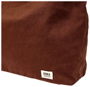 Roka Hoxton Large Cotton Canvas Shoulder Bag - Lindt Brown