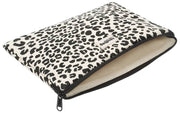 Hindbag Ava Small 13inch Laptop Case - Leopard Off White