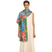 powder-folky-floral-cotton-scarf---cornflower-blueorangegreen-34326673