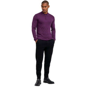 falke-cashmere-touch-long-sleeve-polo-sweater---aubergine-purple-35290225
