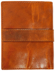 Dents Itchen Passcase Wallet - Cognac Brown