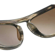 A.Kjaerbede Max Sunglasses - Striped Horn Brown