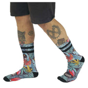 American Socks Guardians Gate Mid High Socks - Navy