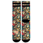 American Socks Rockband Mid High Socks - Blue