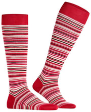 Falke Microblock Knee High Socks - Geranium Red
