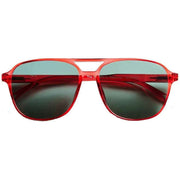 Barner Brad Glossy Sunglasses - Radiant Red/Green