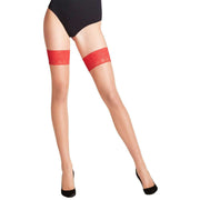 falke-lunelle-8-denier-stay-ups---powderred-35504136