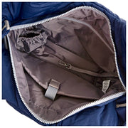 Roka Oxford Medium Taslon Shoulder Bag - Deep Cobalt Blue
