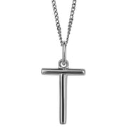 Beginnings T Initial Pendant - Silver