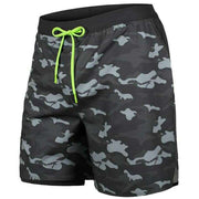 BN3TH Runner High 2n1 Shorts - Covert Camo Grey