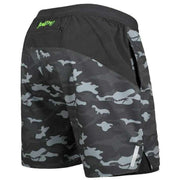 BN3TH Runner High 2n1 Shorts - Covert Camo Grey
