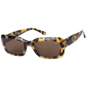 Botaniq Chunky Slim Square Sunglasses - Brown Tort