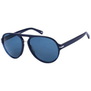 Botaniq Double Bridge Pilot Sunglasses - Blue