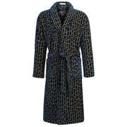 Bown of London Agean Dressing Gown - Blue/Gold