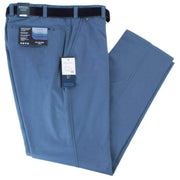 BRUHL Catania B Smart Casual Trousers - Mid Blue