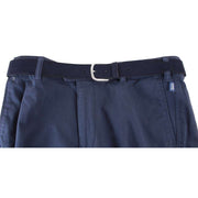 BRUHL Montana Pima Stretch Gabardine Autumn Weight Chinos - Blue