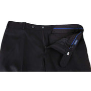 BRUHL Robert Lightweight Wool Mix Smart Trousers - Black