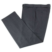 BRUHL Steward Classic Plain Front Wool Mix Trousers - Dark Grey