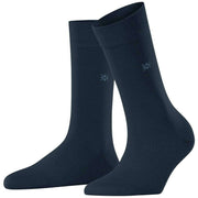 Burlington Bloomsbury Socks - Marine Blue