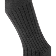 Burlington Duke Street Socks - Anthracite Mel