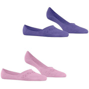 Burlington Everyday 2-Pack Invisible Socks - Foxglove Lilac