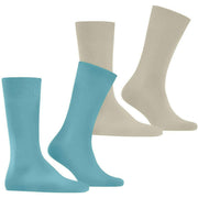 Burlington Everyday 2-Pack Socks - Key Largo Blue