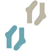 Burlington Everyday 2-Pack Socks - Key Largo Blue