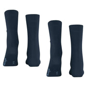 Burlington Everyday 2-Pack Socks - Marine Navy