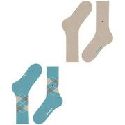Burlington Everyday Mix 2-Pack Socks - Key Largo Blue