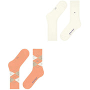 Burlington Everyday Mix 2-Pack Socks - Peach Orange