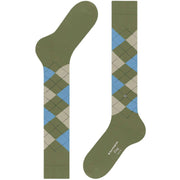 Burlington King Knee High Socks - Salvia Green