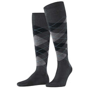 Burlington Manchester Knee High Socks - Anthracite Grey