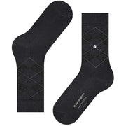 Burlington Marylebone Lurex Socks - Black